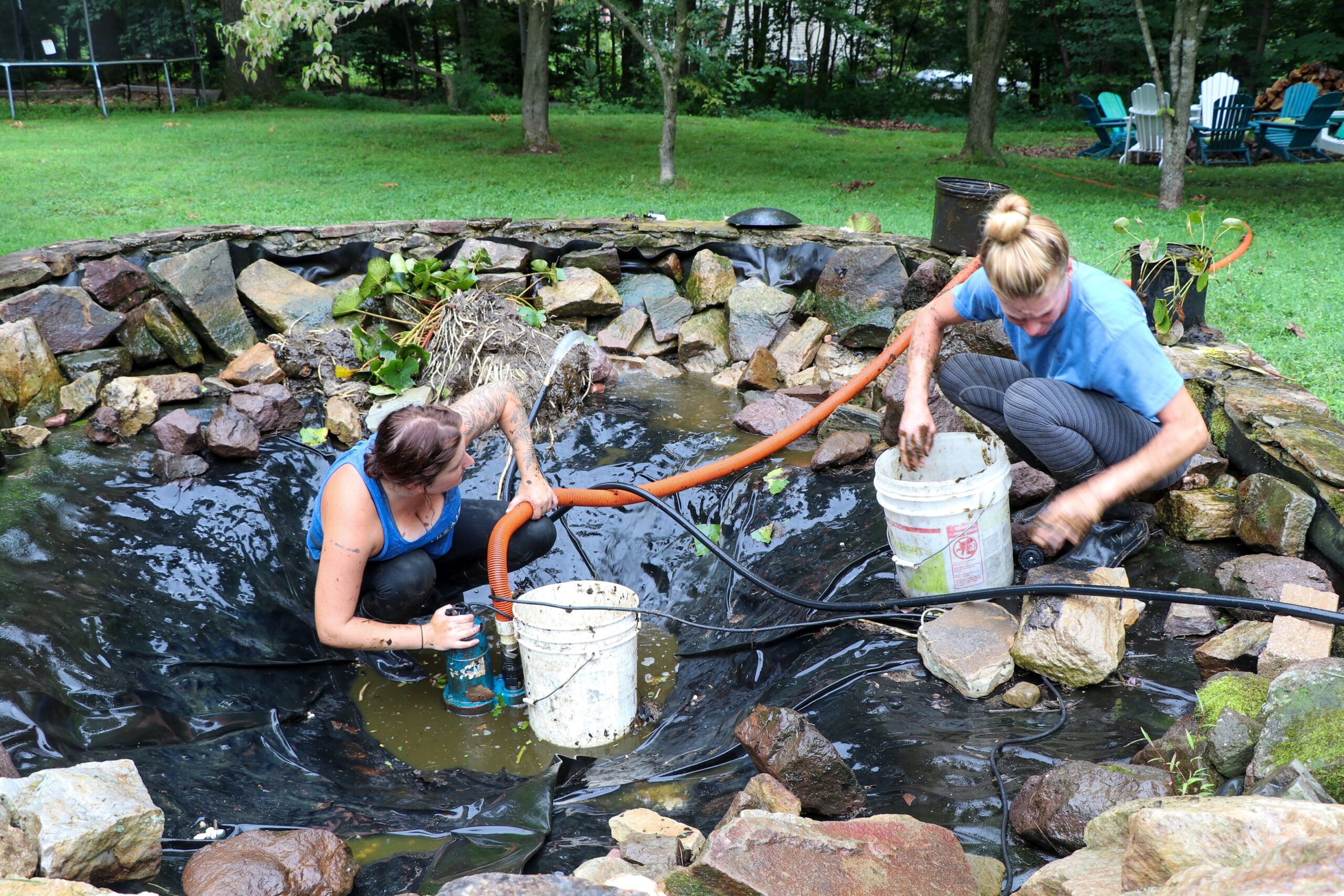 Exploratory Pond Cleaning